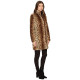 Пальто меховое Leopard Guess