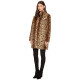 Пальто меховое Leopard Guess